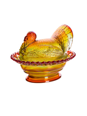  Mosser Glass Marigold Turkey Weston Table 