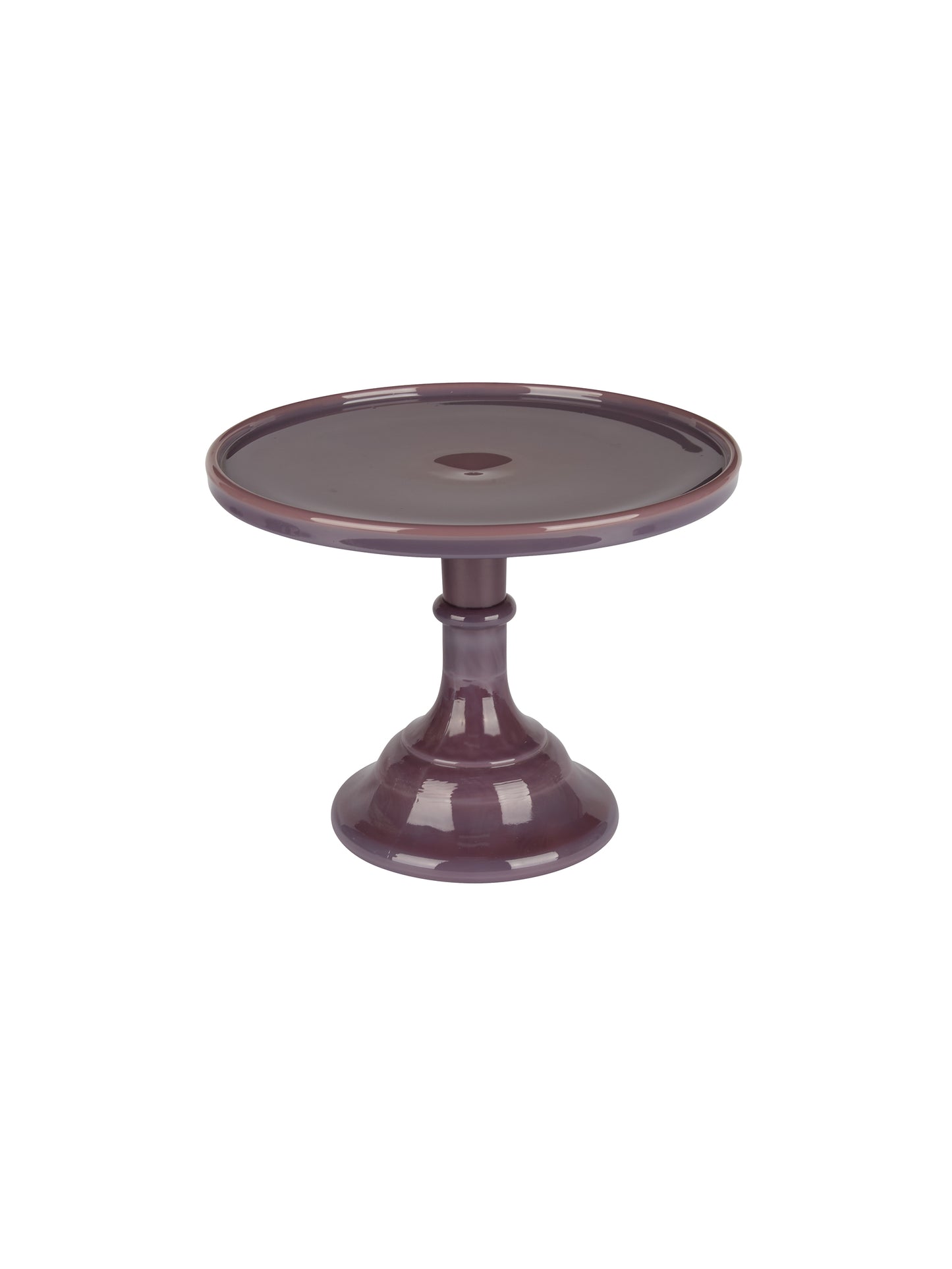 Mosser Glass Purple Cake Stand Weston Table