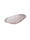 Mother of Pearl Bowl with Silver Trim Weston Table