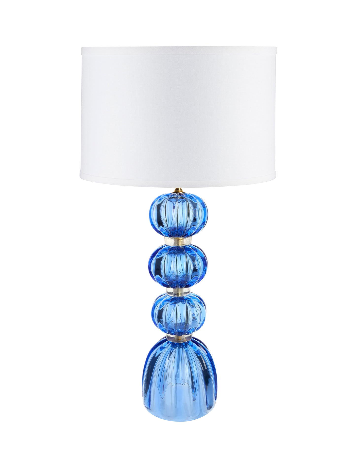 Murano Blue Spheres Lamp Weston Table