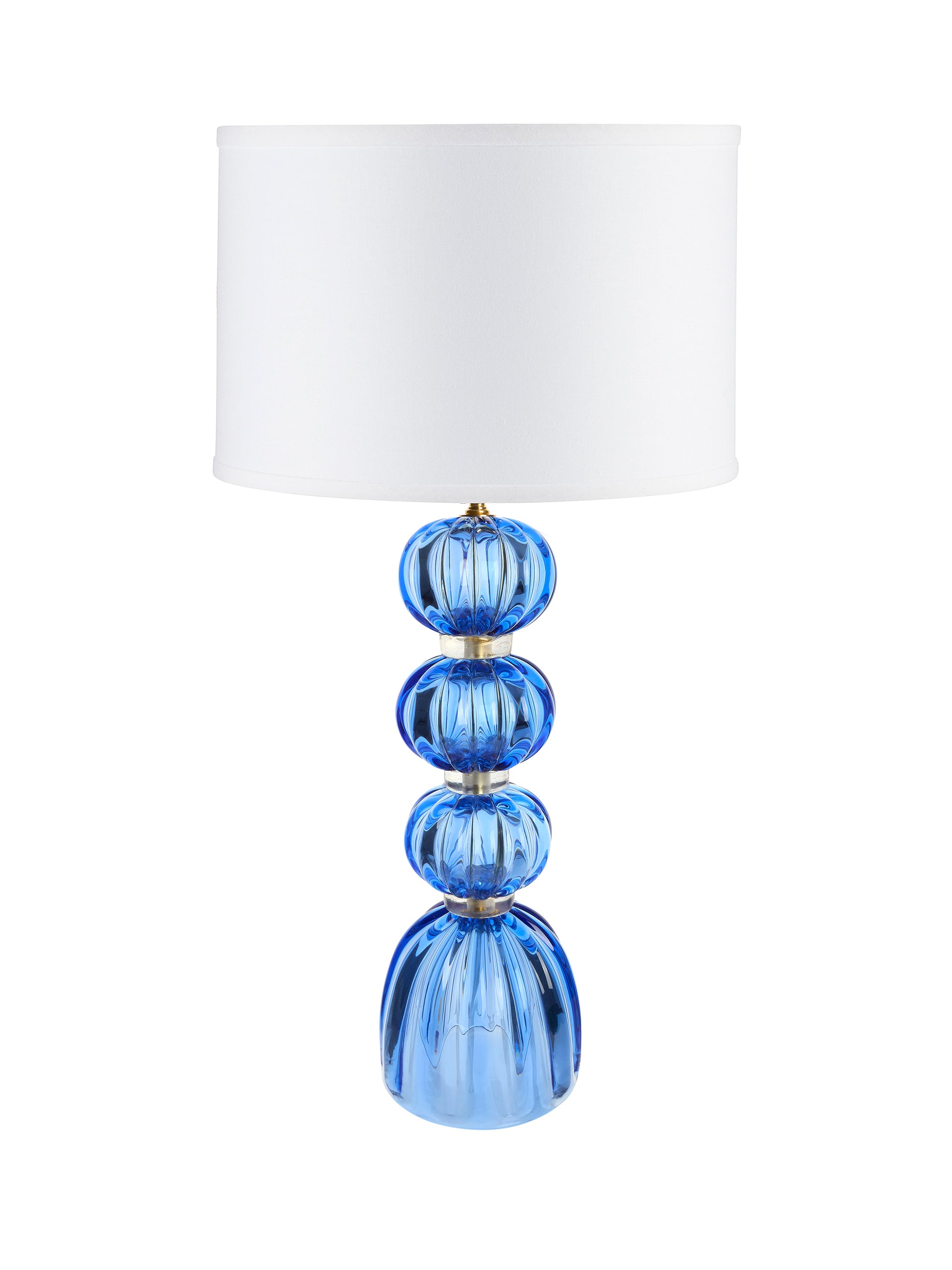 Murano Blue Spheres Lamp Weston Table