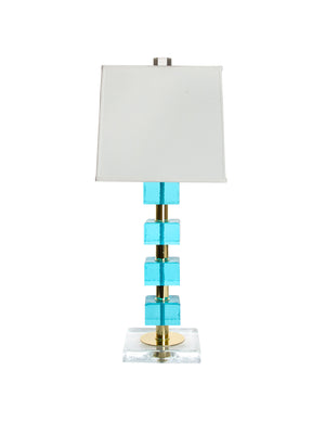  Murano Zeus Cerulean Glass Lamp Weston Table 