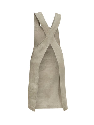  Natural Linen Criss Cross Apron Weston Table 