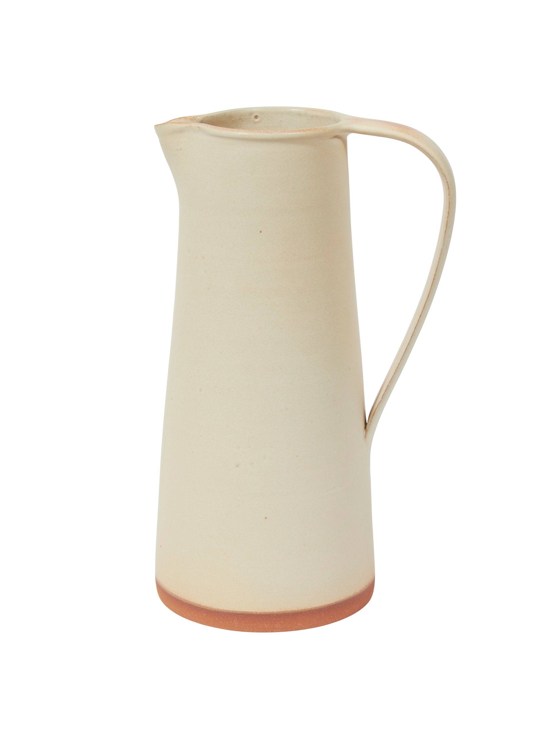 New York Stoneware Large Pitcher Ivory Weston Table