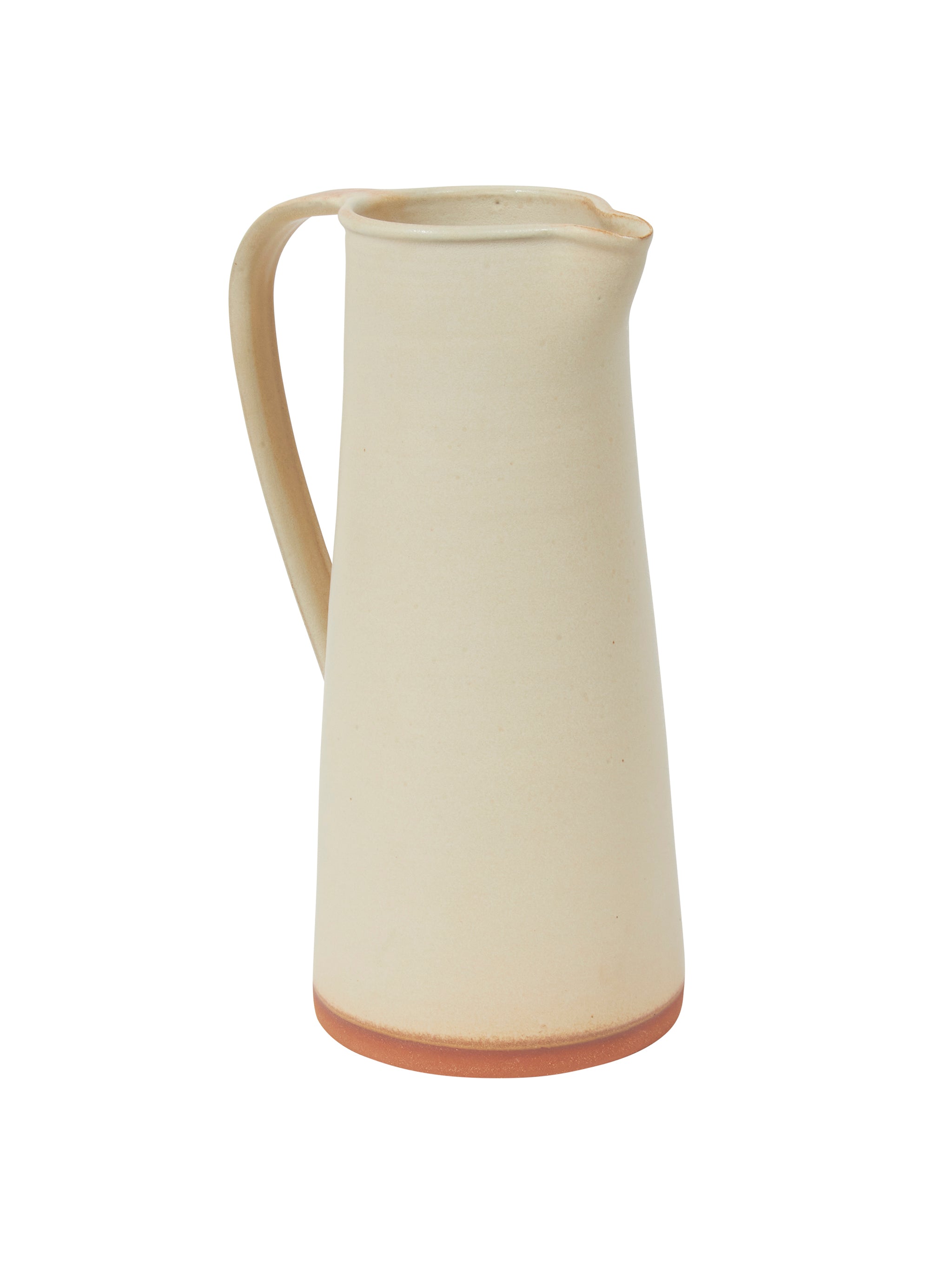 New York Stoneware Large Pitcher Ivory | Pitchers & Jugs | Weston Table