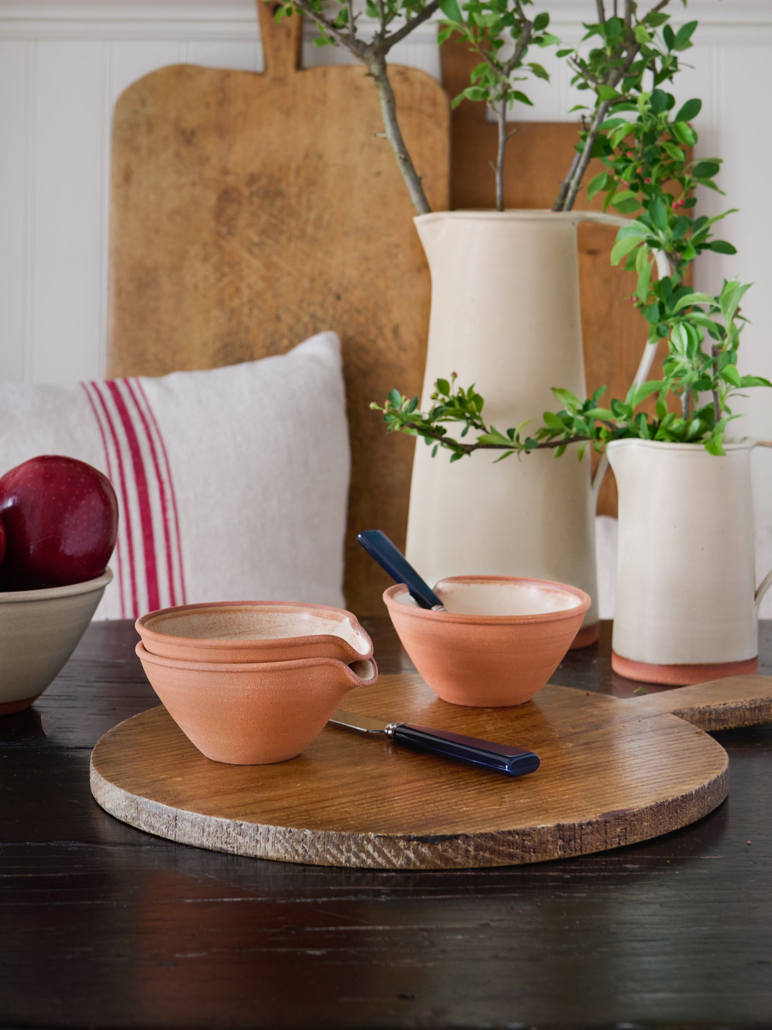 New York Stoneware Ivory Set of 3 MVP Bowls Weston Table