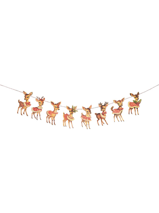 Nostalgic Christmas Deer Garland Weston Table