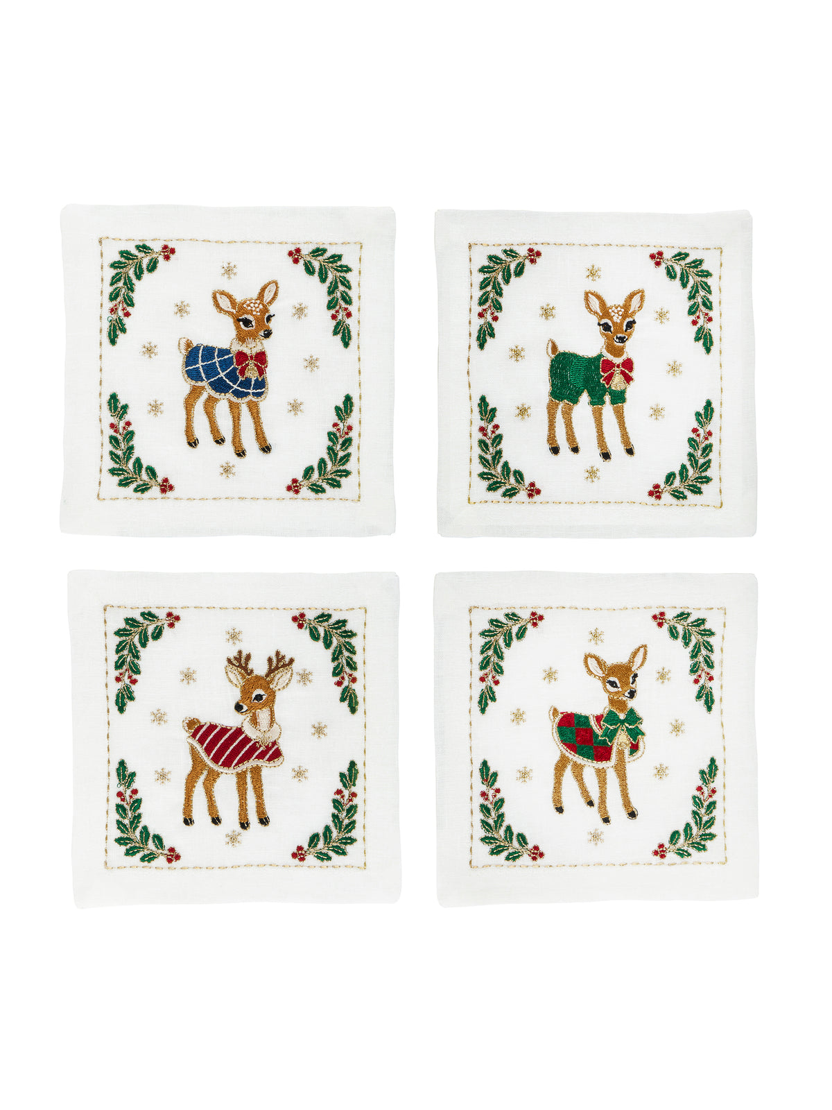 Nostalgic Deer Cocktail Napkins Weston Table
