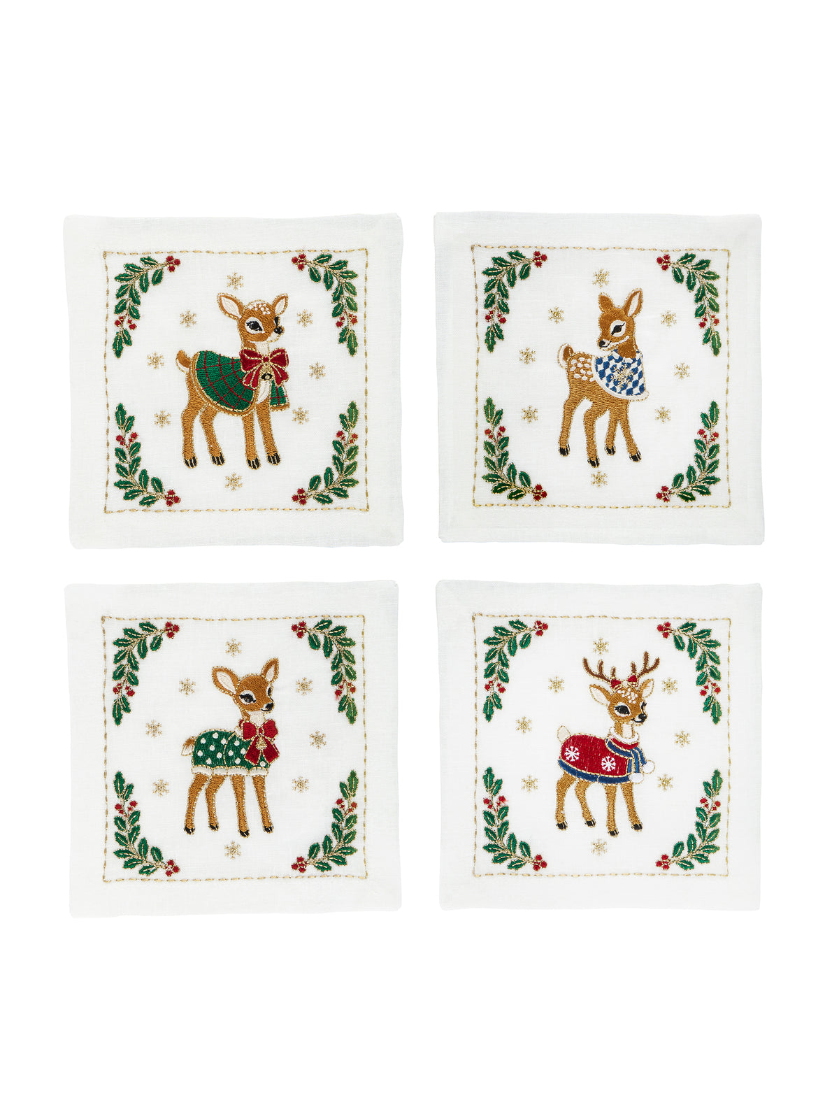 Nostalgic Deer Cocktail Napkins Weston Table