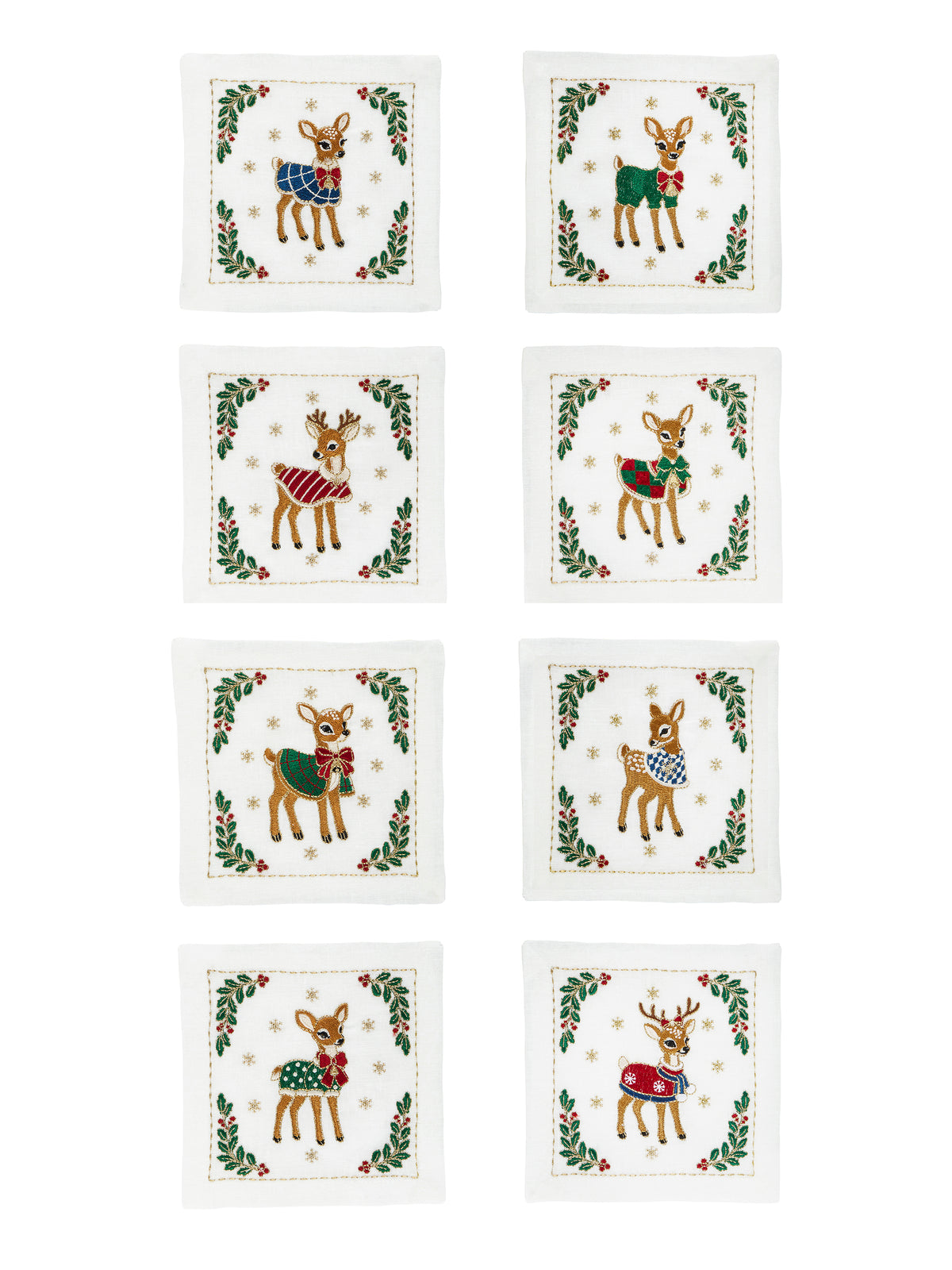 Nostalgic Deer Cocktail Napkins Weston Table