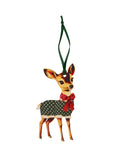 Nostalgic Deer Ornament Polka Dot Sweater Weston Table