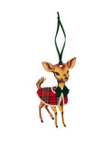 Nostalgic Deer Ornament Royal Stewart Tartan Cape Weston Table