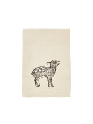  Originally Illustrated Animal Flour Sack Towels Fawn Weston Table 