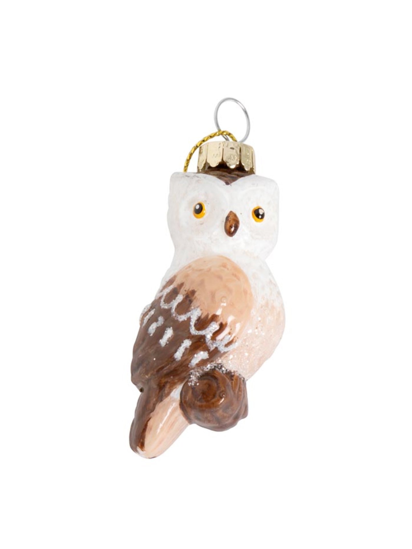 Owl Glass Ornament Weston Table