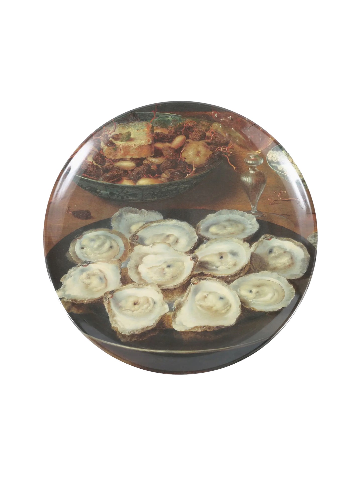 Oyster Still Life Round Serving Platter Weston Table