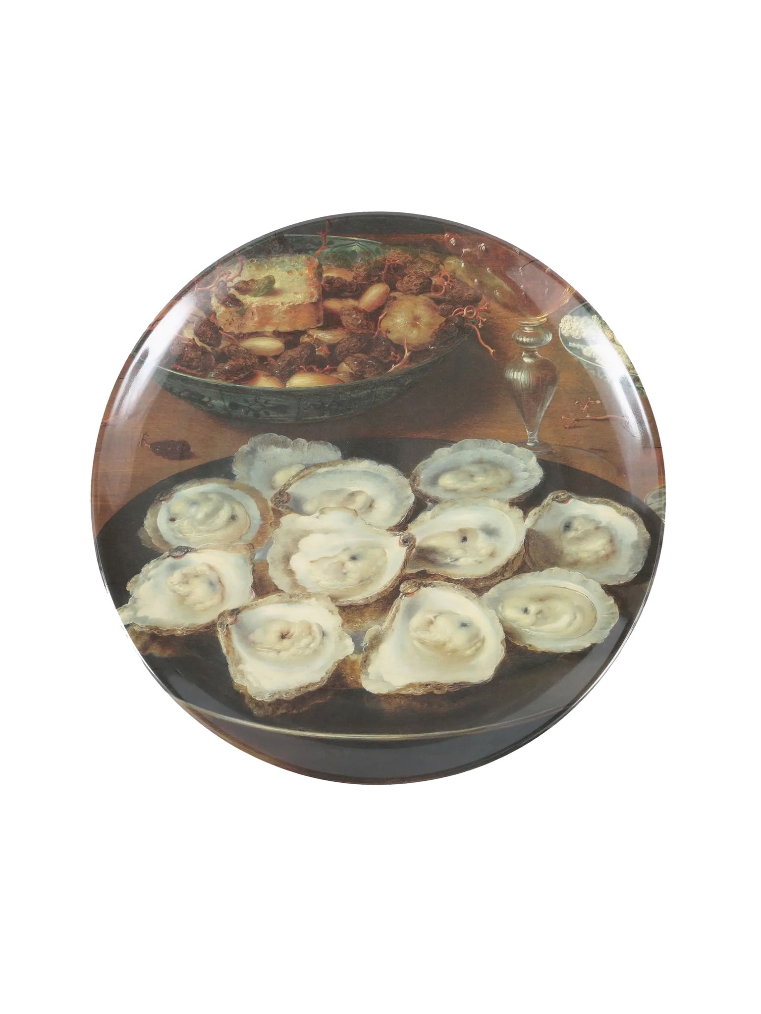 Oyster Still Life Round Serving Platter Weston Table