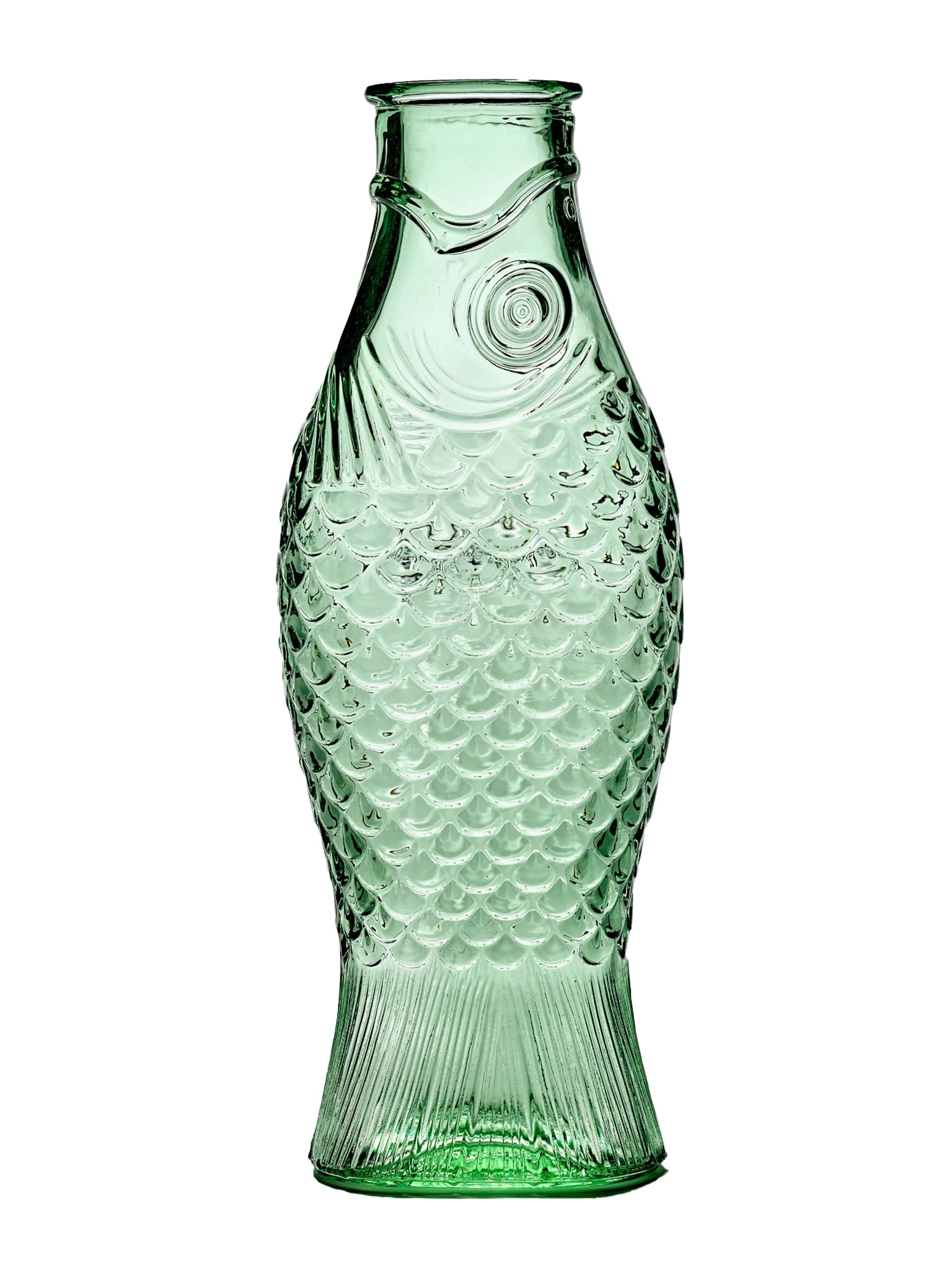 Paola Navone Green Fish Glass Water Bottle Weston Table