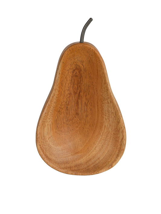 Pear Wood Dish Medium Weston Table