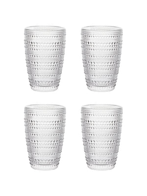  Pearls Highball Glasses Set of Four Weston Table 