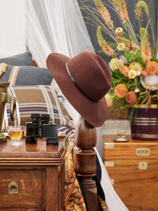 Pendleton Marni Brown Fedora Weston Table