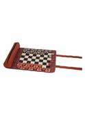 Pendleton Red Black Check Pattern Chess & Checkers Weston Table