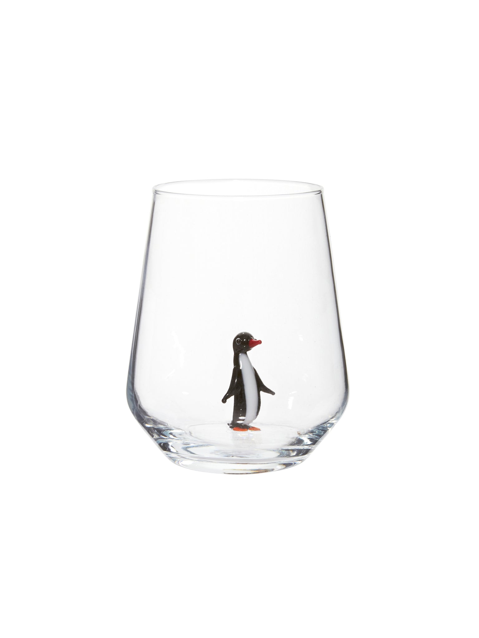 Penguin Hand Blown Glass Cup Weston Table