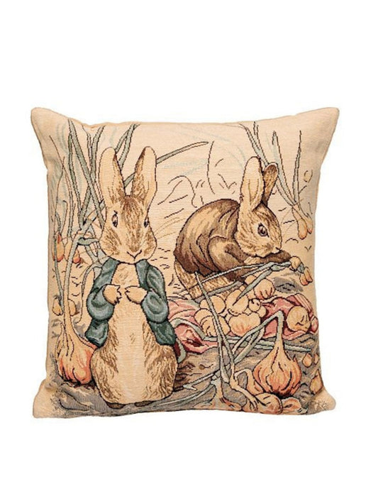 Peter Rabbit Garlic Patch Garden Pillow Weston Table
