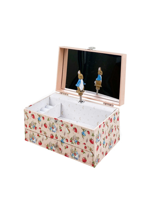 Peter Rabbit Strawberries Musical Jewelry Box Weston Table