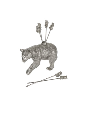  Pewter Black Bear Cheese Picks Weston Table 