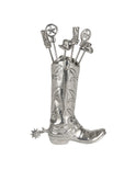 Pewter Cowboy Boot Cheese Picks Weston Table