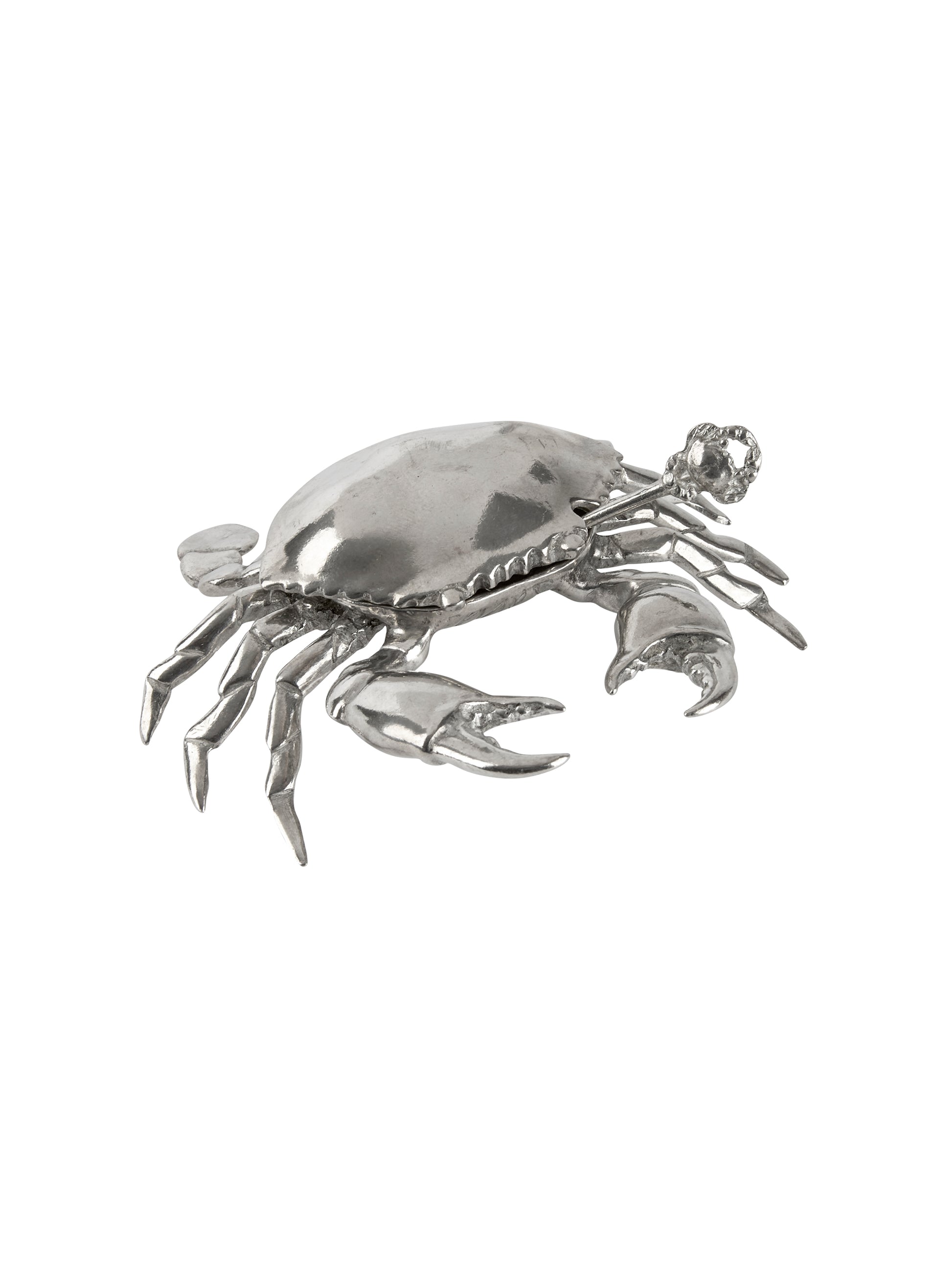 Pewter Crab Salt Pot & Spoon Weston Table