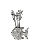 Pewter Fish and Marine Cocktail Picks Weston Table