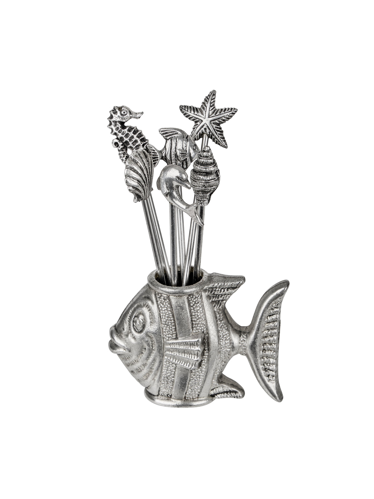 Pewter Fish and Marine Cocktail Picks Weston Table