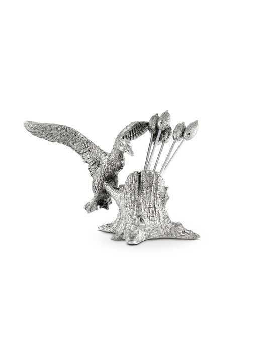 Pewter Mallard Duck Cheese Picks Weston Table