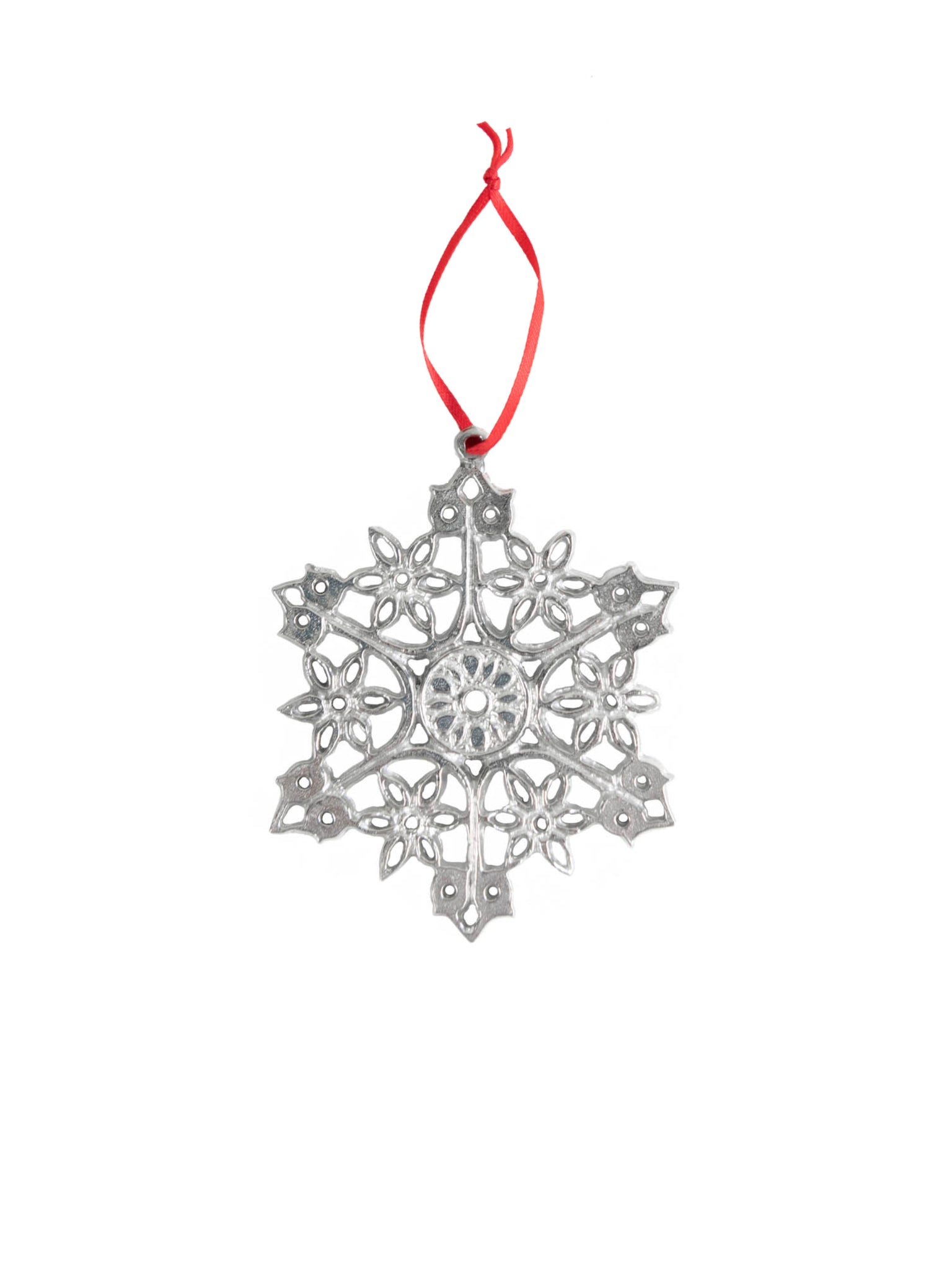 Pewter Nordic Snowflake Ornament Weston Table