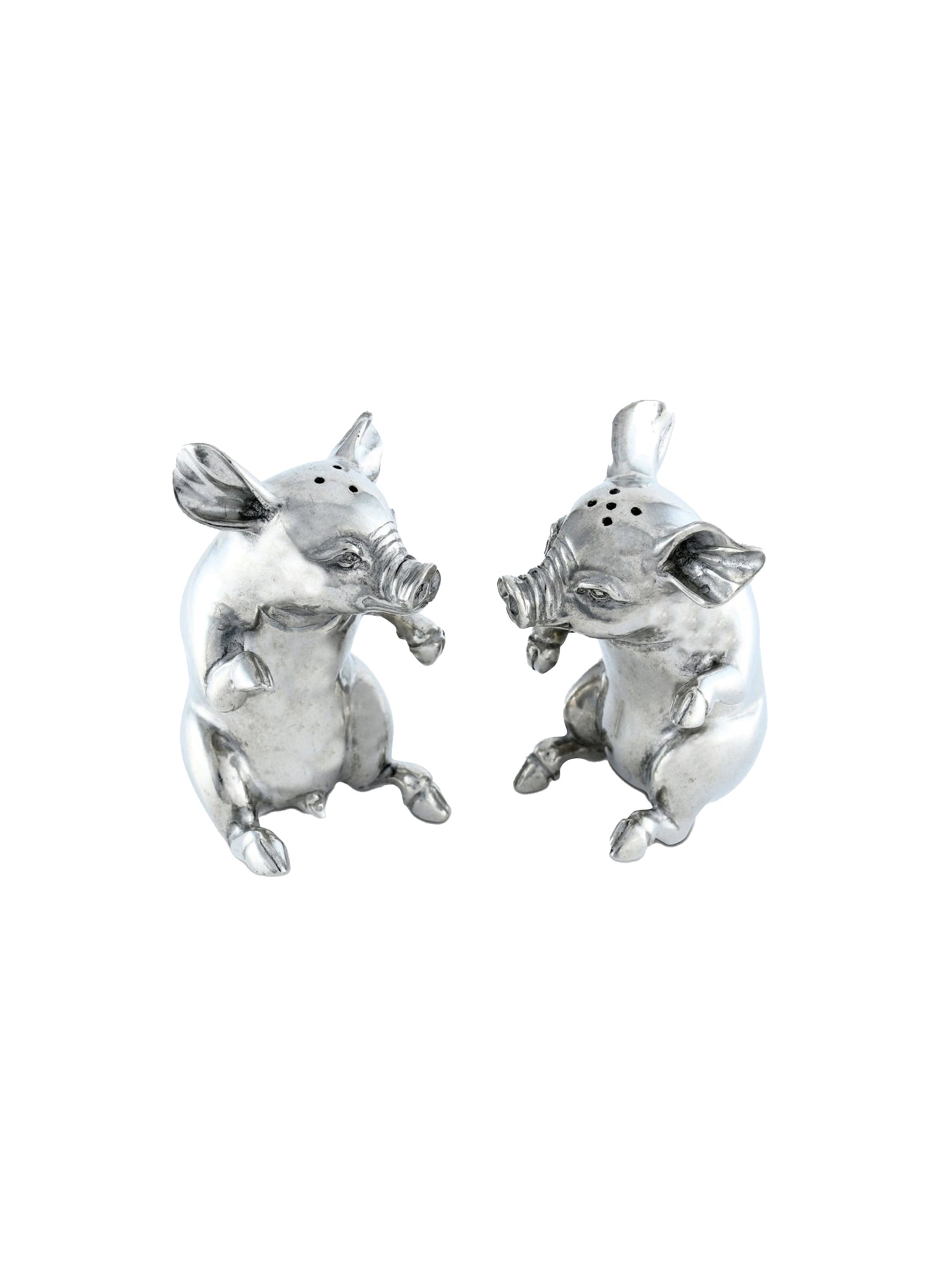 Pewter Pigs Salt and Pepper Shakers Weston Table