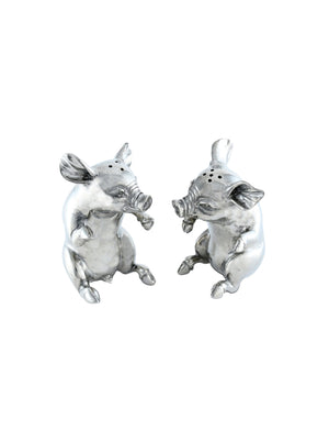  Pewter Pigs Salt and Pepper Shakers Weston Table 