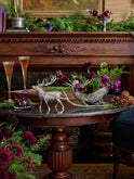 Reindeer Pewter Sleigh Centerpiece Weston Table