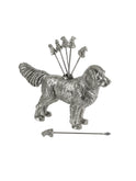 Pewter Retriever Cheese Picks Weston Table