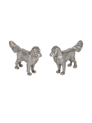  Pewter Retrievers Salt and Pepper Weston Table 