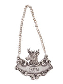 Pewter Spirits Decanter Tag Rum Weston Table