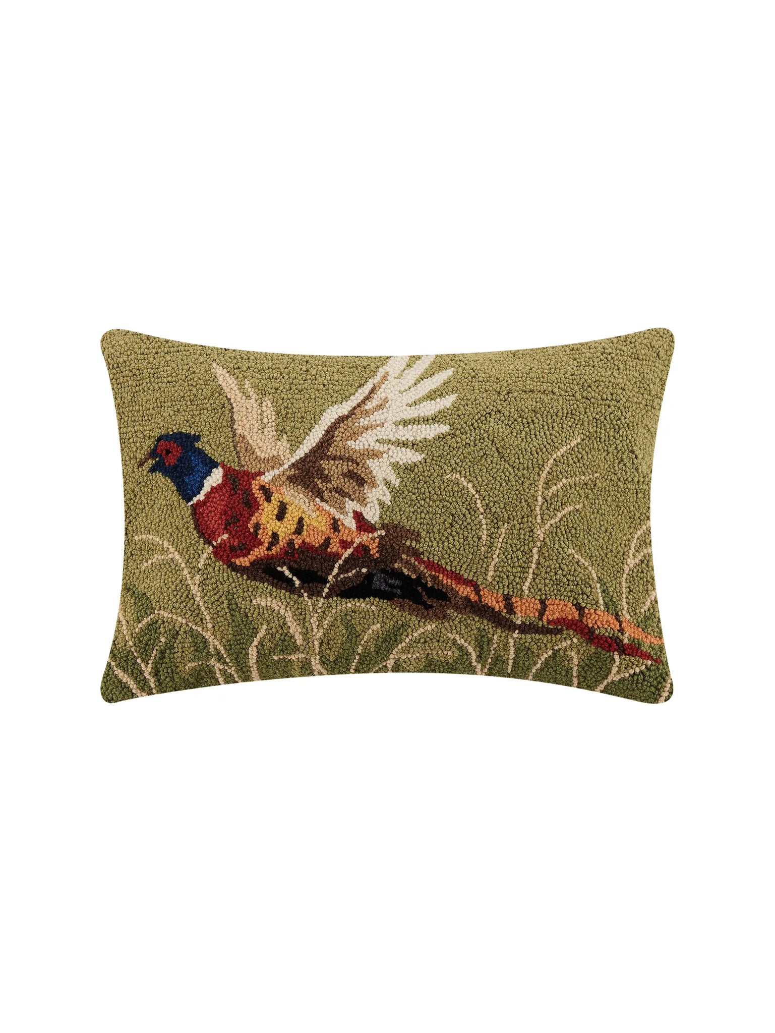 Pheasant Wool Hook Pillow Weston Table