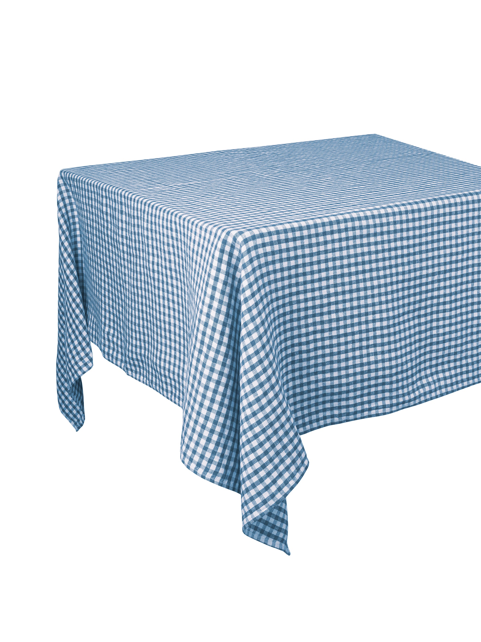 Picnic Blue Gingham Linen Collection Weston Table