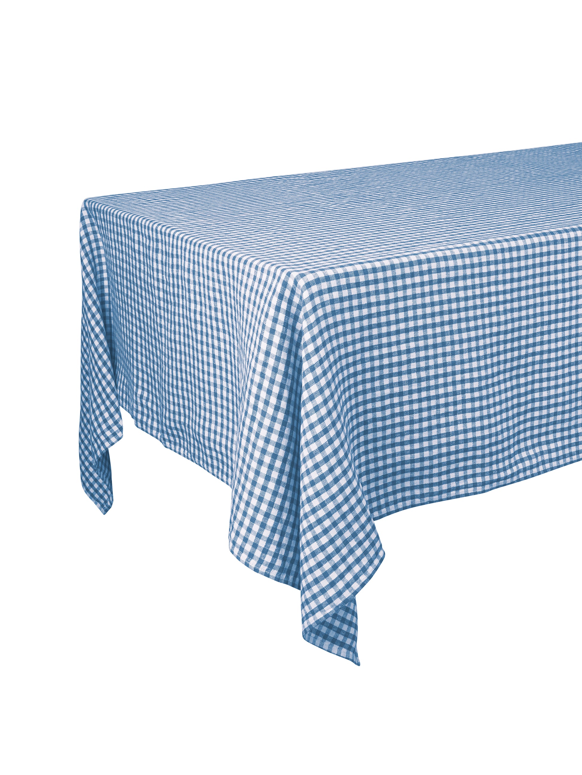 Picnic Blue Gingham Linen Collection Weston Table