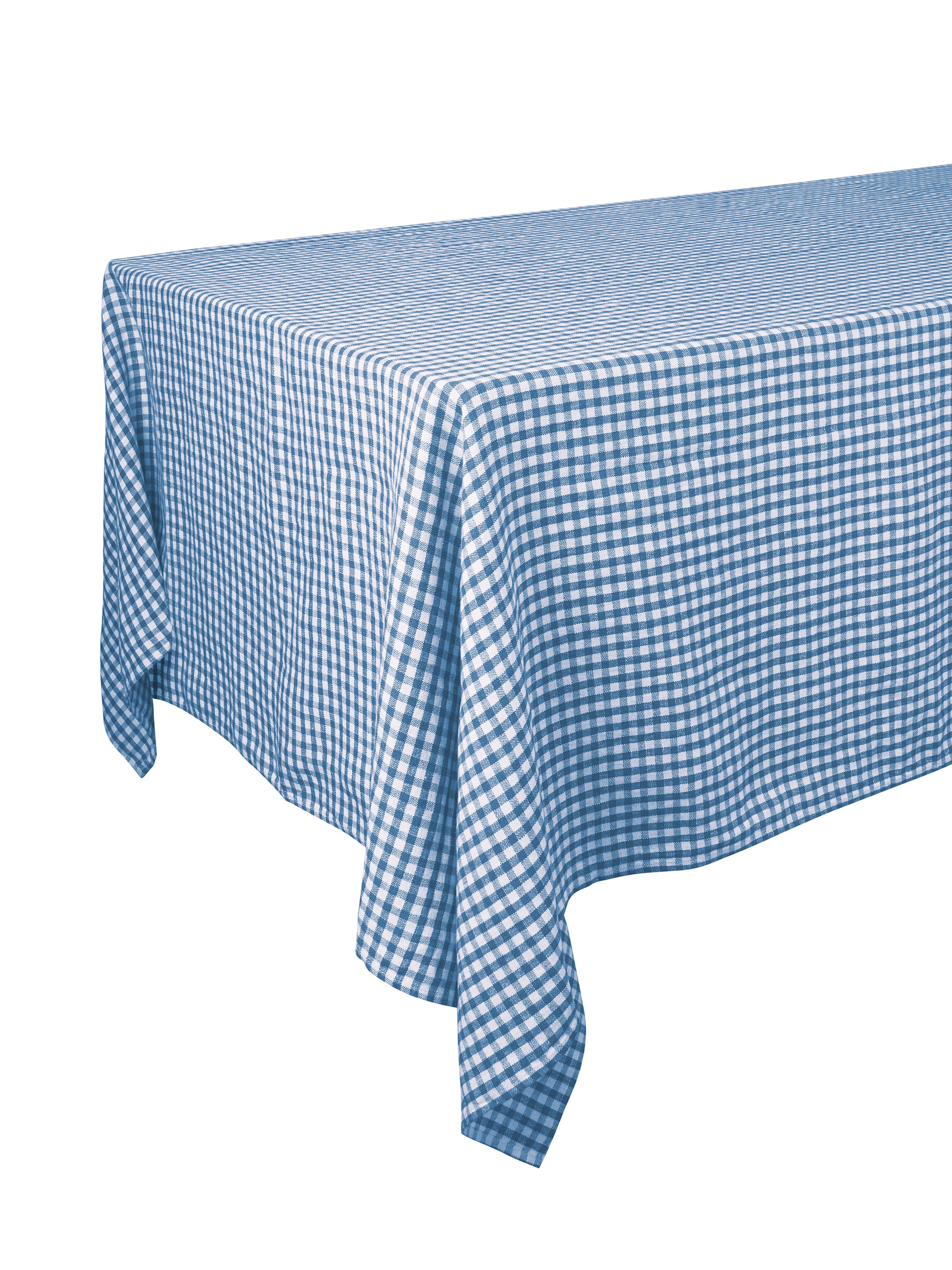 Picnic Blue Gingham Linen Collection Weston Table