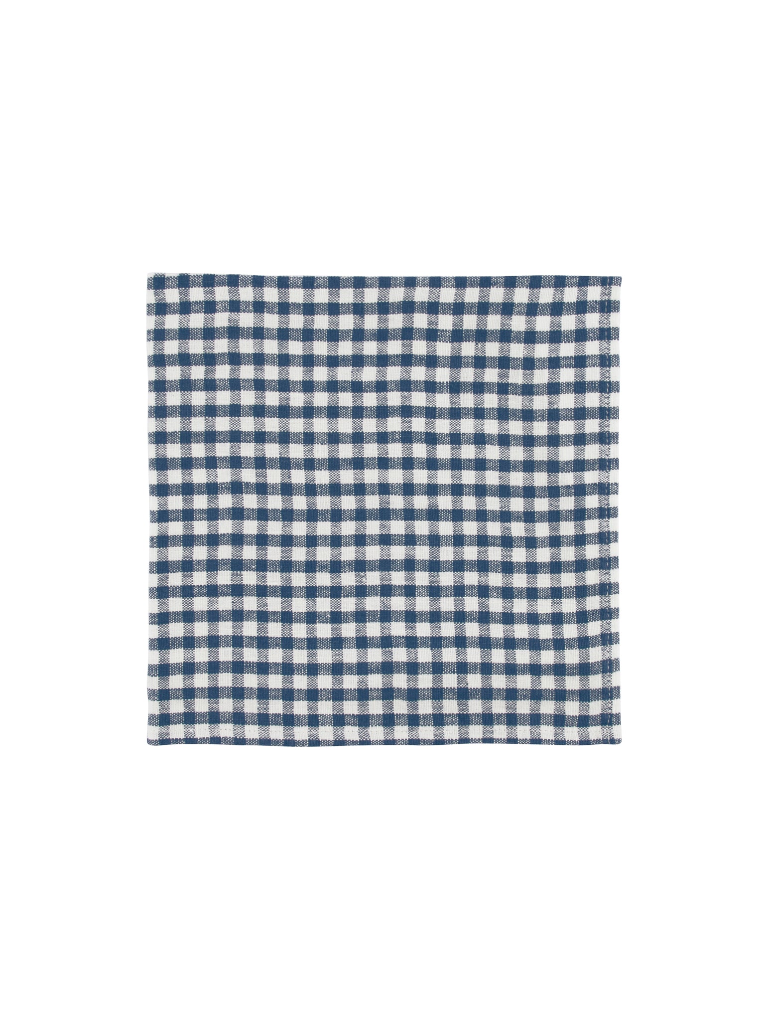 Picnic Navy Gingham Linen Collection Weston Table