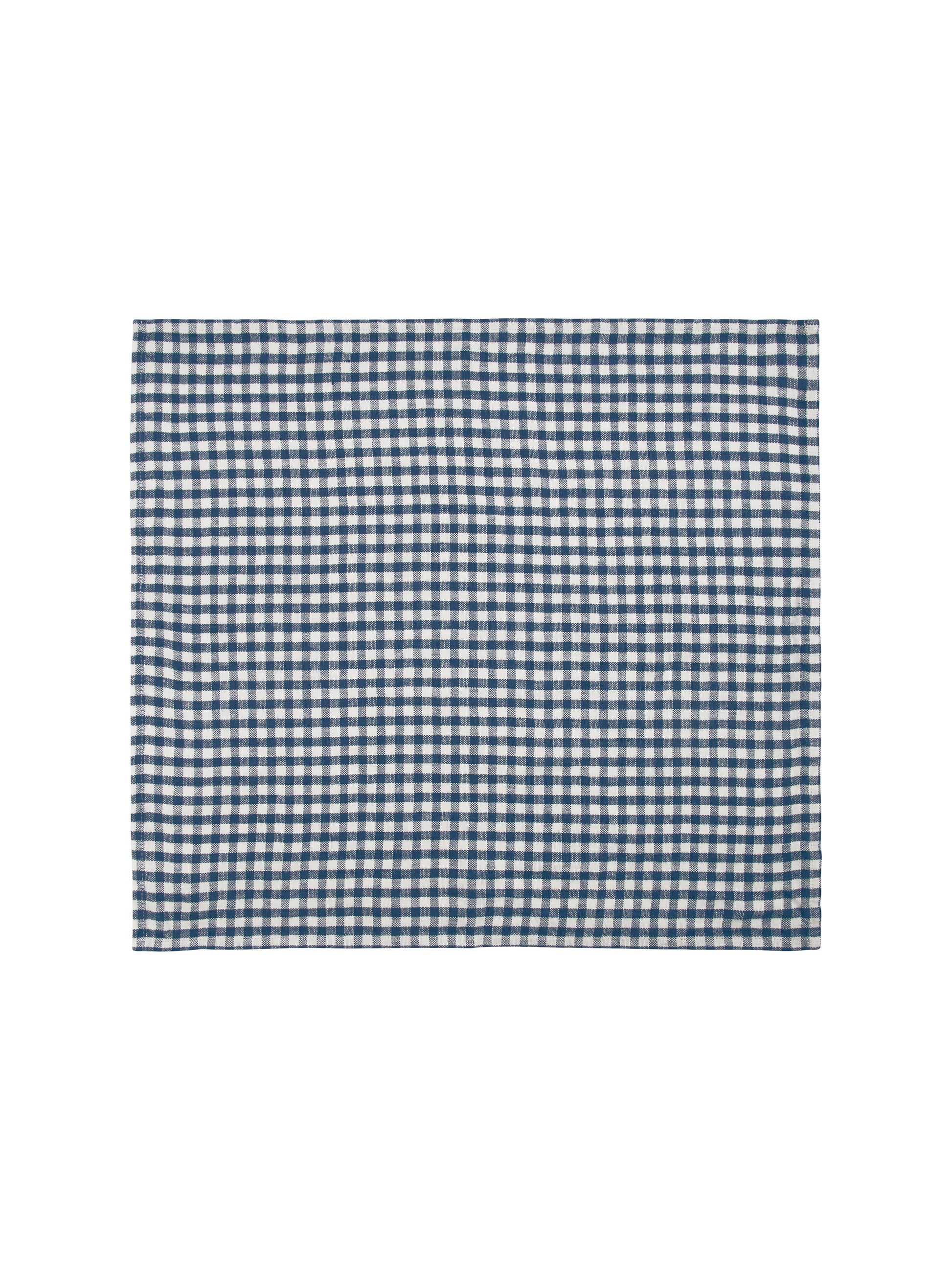Picnic Navy Gingham Linen Collection Weston Table