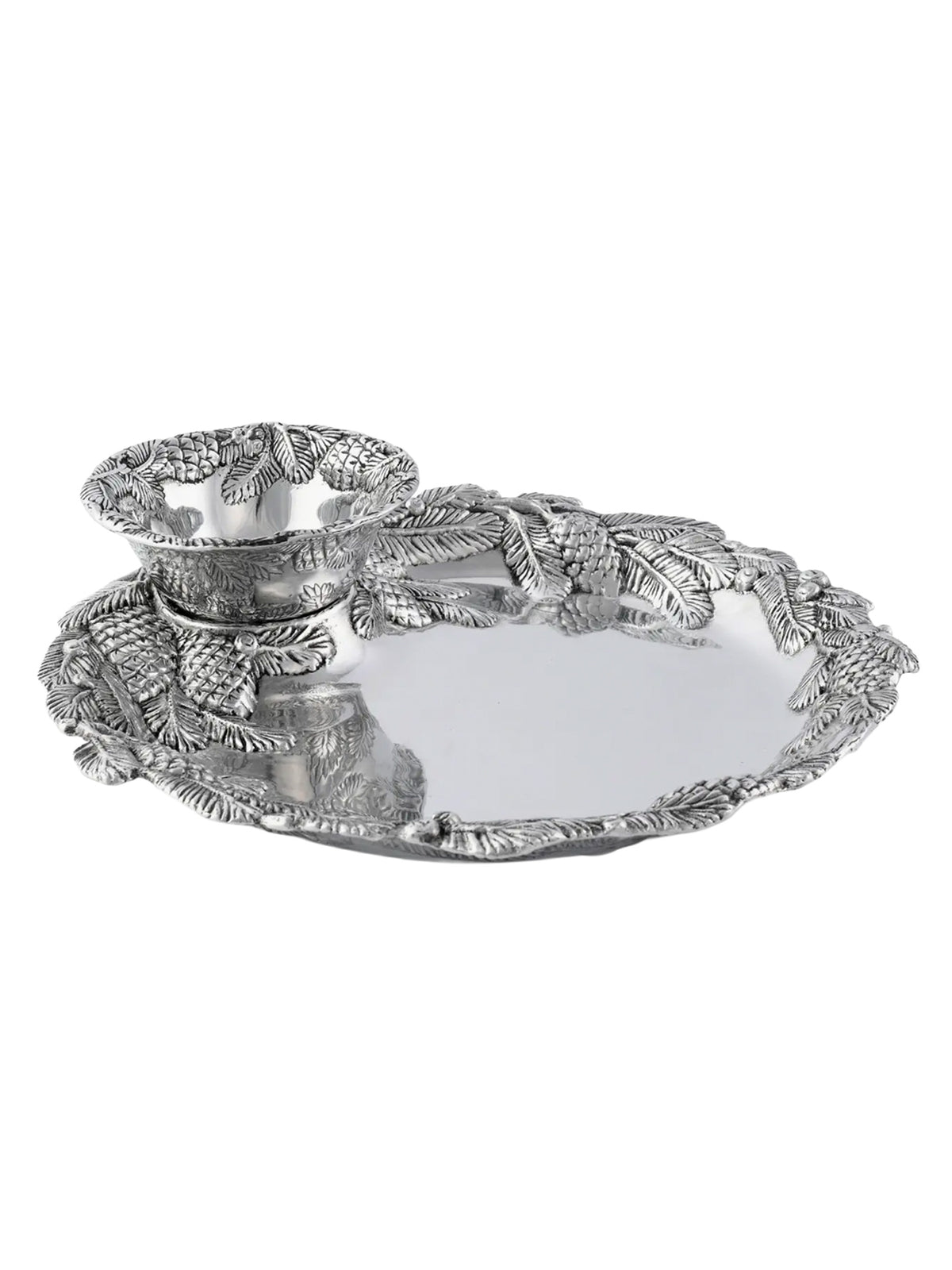 Pine Cone Serving Platter and Bowl Weston Table