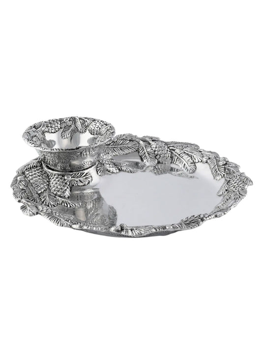 Pine Cone Serving Platter and Bowl Weston Table
