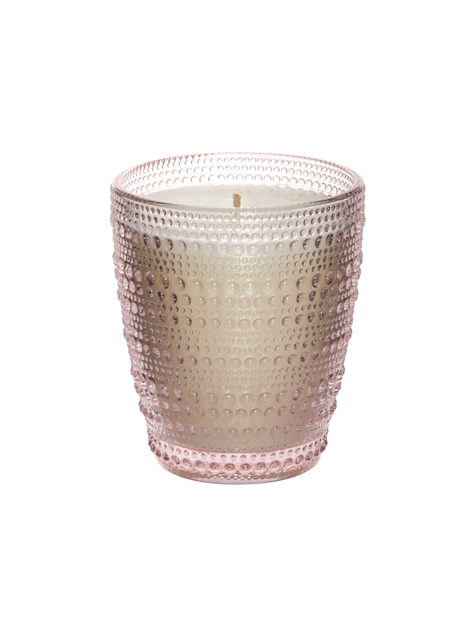 Pink Pearls Glass Celtic Sea Salt Candle Weston Table